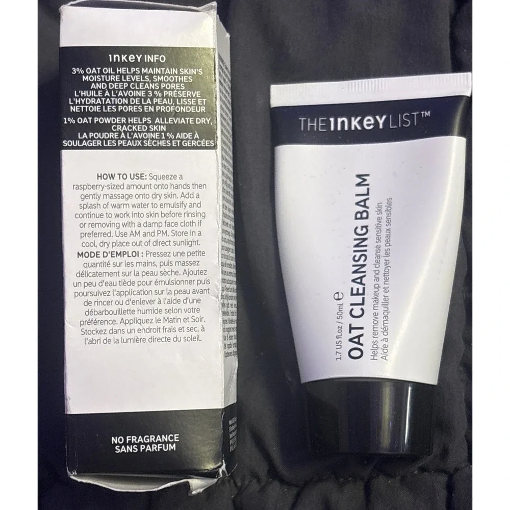 NEW The INKEY List Oat Cleansing Balm Face Cleanser 1.7 oz 50ml